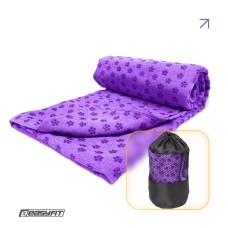 Рушник для йоги EasyFit Yoga Mat Towel з мікрофібри (Фіолетовий)
