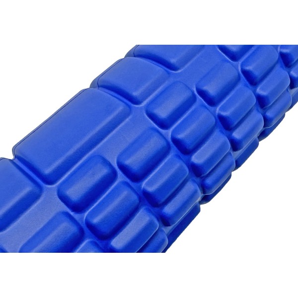 Масажний ролер EasyFit Grid Roller Mini 30 см синій