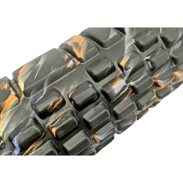 Масажний ролик EasyFit Grid Roller 33 см v.1.1 Multi Чорний