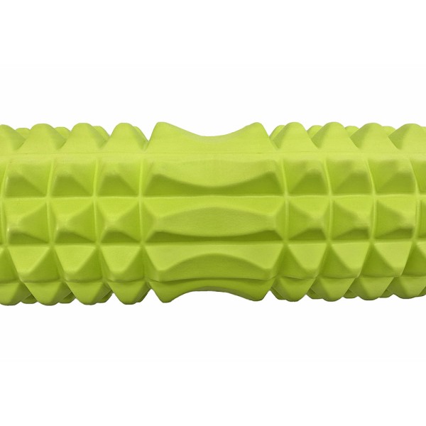 Масажний ролик EasyFit Grid Roller 33 см v.1.2 Салатовий