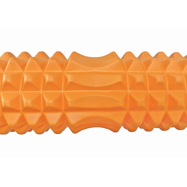 Масажний ролик EasyFit Grid Roller 45 см v.2.2 Помаранчевий