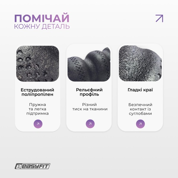 Масажний ролик EasyFit SlateShaper 45 см чорний