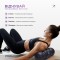 Масажний ролик EasyFit SlateShaper 45 см чорний