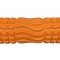 Масажний ролик EasyFit Wavyspines 33 см Помаранчевий