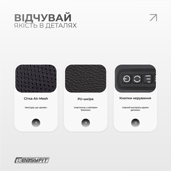 Масажер для шиї EasyFit Shiatsu (роликовий шиацу-масаж плечей і тіла)