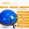 Балансувальна платформа EasyFit BOSU 60 см Синій
