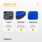 Балансувальна платформа EasyFit BOSU 60 см Синій