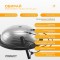Балансувальна платформа EasyFit BOSU 60 см Сірий