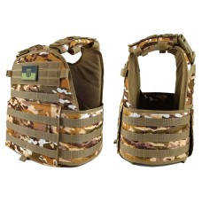 Плитоноска Pantsyr-2 (тактичний військовий жилет, бронежилет MOLLE) Multicam Arid