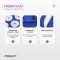 Масажний килимок EasyFit з подушкою (аплікатор Кузнєцова) + чохол Синій з білим