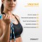 Бісерна скакалка EasyFit FreeRope 2,7 м (біло-блакитна)