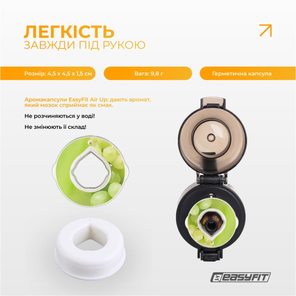 Капсула “Зелений виноград” для пляшки EasyFit Air Up