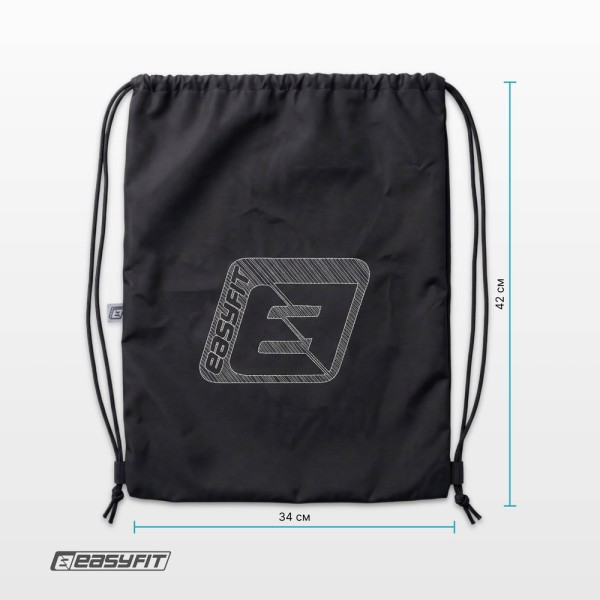 Сумка спортивна для взуття або інвентарю EasyFit чорна
