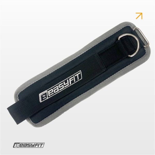 Манжета EasyFit чорна для тяги на тренажері Бубновского