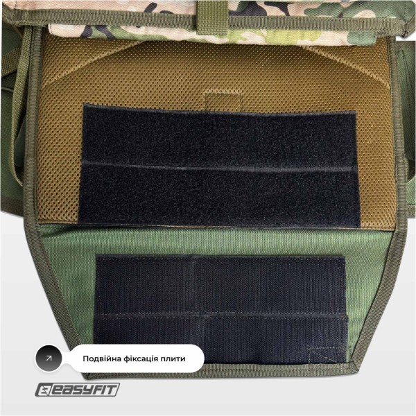 Плитоноска Pantsyr-2 (тактичний військовий жилет, бронежилет MOLLE) Multicam Original (Classic)
