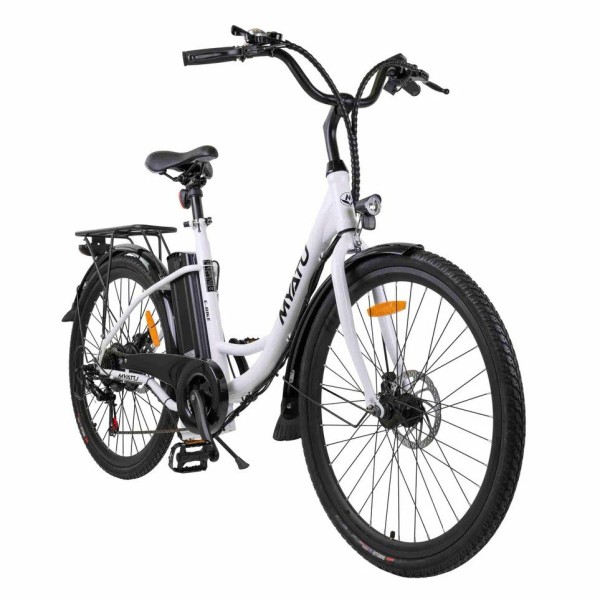 Електровелосипед міський Myatu C0126, білий