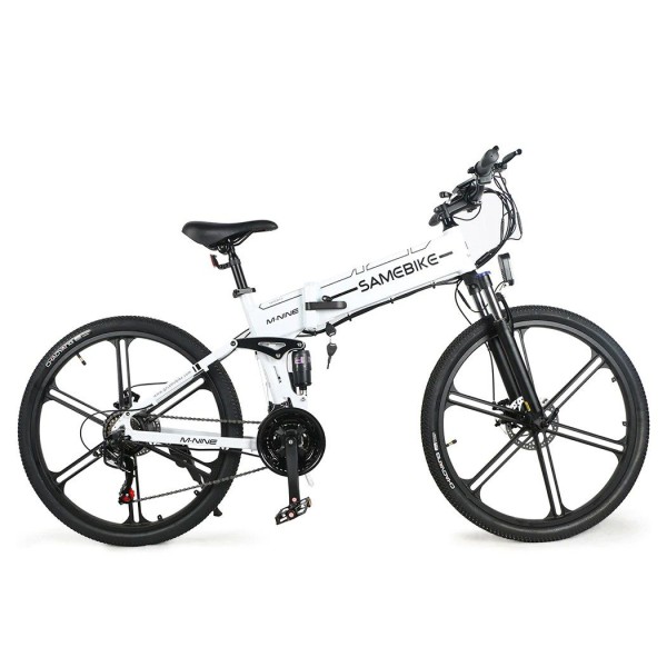 Електровелосипед SameBike LO26-II, білий
