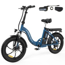 Електровелосипед Koolux BK6S, синій