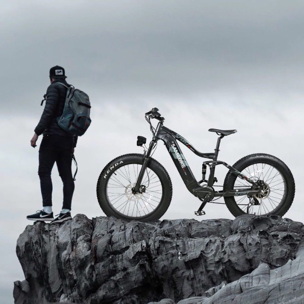 Електровелосипед SameBike RS-A08, чорний