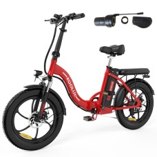 Електровелосипед Koolux BK6S, червоний