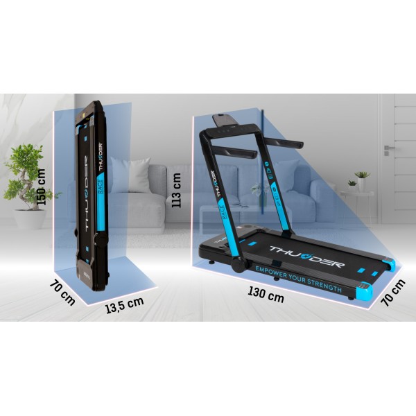 Бігова доріжка Thunder Race Black
