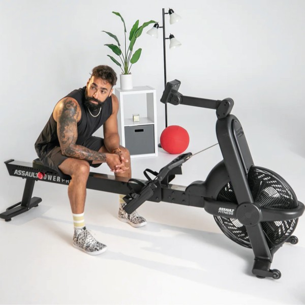 Гребний тренажер повітряний Assault Rower Pro