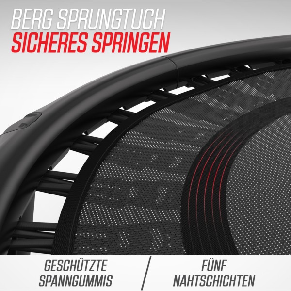 Фітнес-батут Berg 125 см, чорний