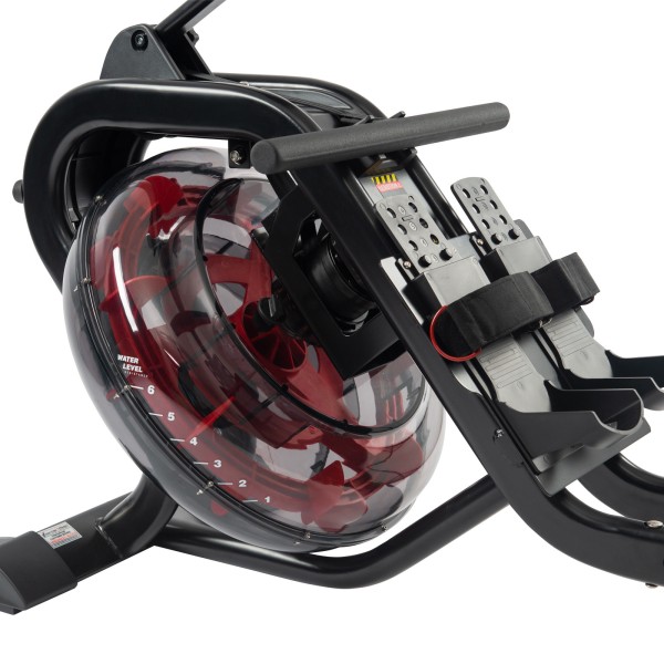 Гребний тренажер водяний Cardiostrong Baltic Rower Pro, червоний