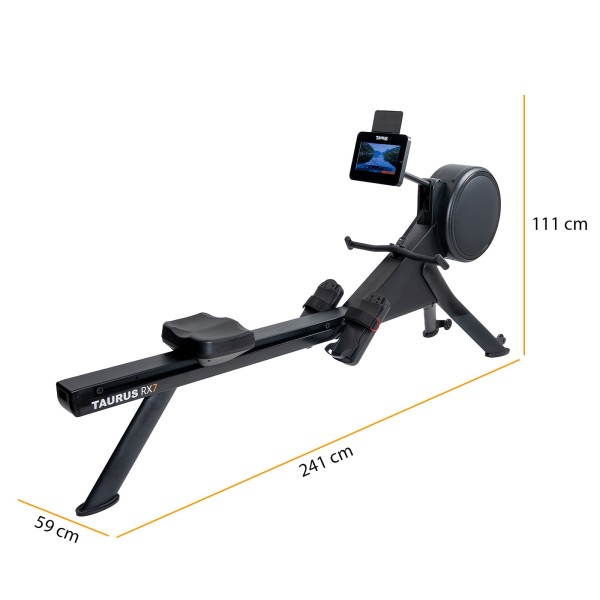 Гребний тренажер гібридний Taurus RX7 напівпрофесійний
