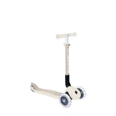 Самокат триколісний Globber Junior Foldable Lights Ecologic Coconut (692-566-2)