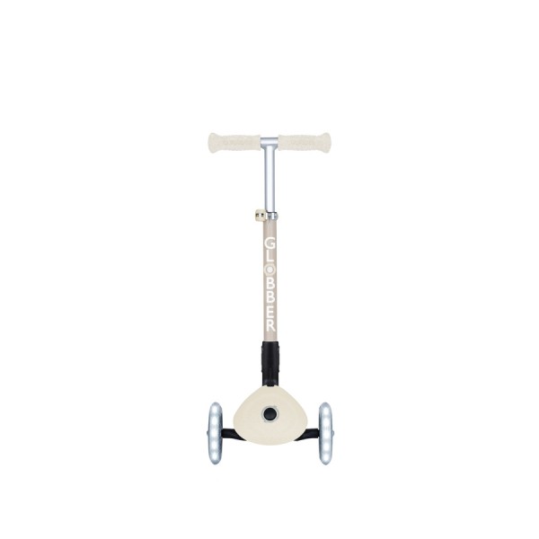 Самокат триколісний Globber Junior Foldable Lights Ecologic Coconut (692-566-2)