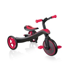 Триколісний велосипед-біговел Globber Explorer Trike 2в1 New Red
