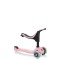 Дитячий самокат з батьківською ручкою Globber Go Up Sporty Lights Pastel Pink (452-210-3 S)