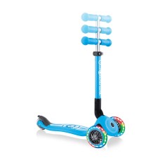 Триколісний самокат з підсвіткою Globber Junior Foldable Fantasy Sky Blue (433-101)
