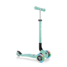 Триколісний самокат 3-7 років Globber Primo Foldable Fantasy Lights Mint (434-206)