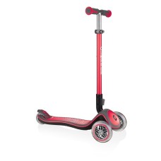 Дитячий триколісний самокат 3-9 років Globber Elite Deluxe New Red (444-202)