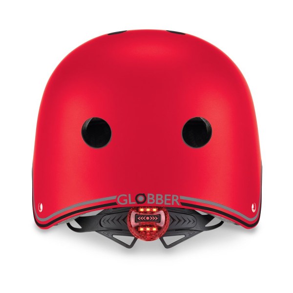 Шолом дитячий з ліхтариком Globber XS/S 48-53 cм New Red