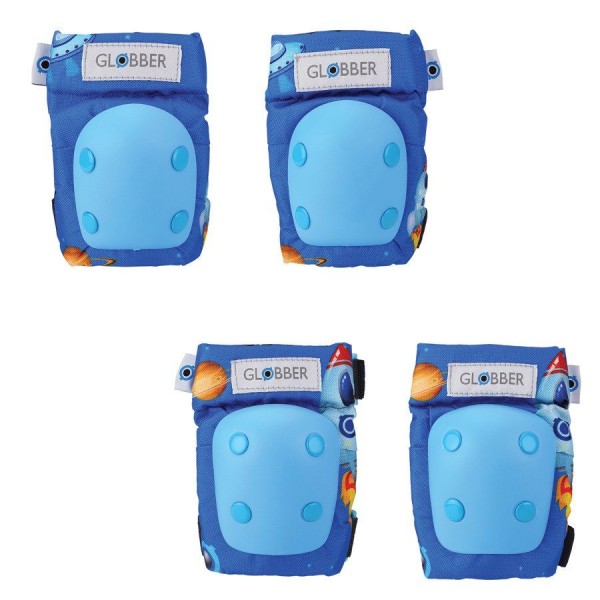 Захист налокітники+наколінники Globber Rocket Blue (529-002)