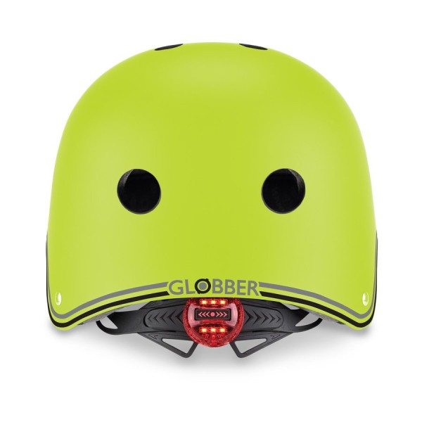 Шолом дитячий з ліхтариком Globber XS/S 48-53 cм Lime Green
