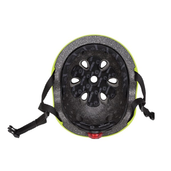 Шолом дитячий з ліхтариком Globber XS/S 48-53 cм Lime Green
