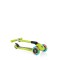 Дитячий триколісний самокат Globber Junior Foldable Lights Lime Green (437-106)