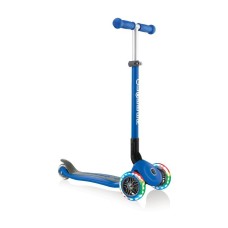Триколісний самокат 3-7 років Globber Primo Foldable Lights Blue (432-100-2)