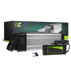 Акумулятор для електровелосипедів Green Cell 36В 15А/год, 540Вт/год, Silverfish з зарядкою
