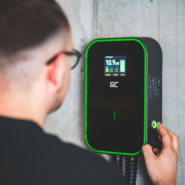 Зарядний пристрій для електромобілів Green Cell EV PowerBox, 22кВт, Type 2