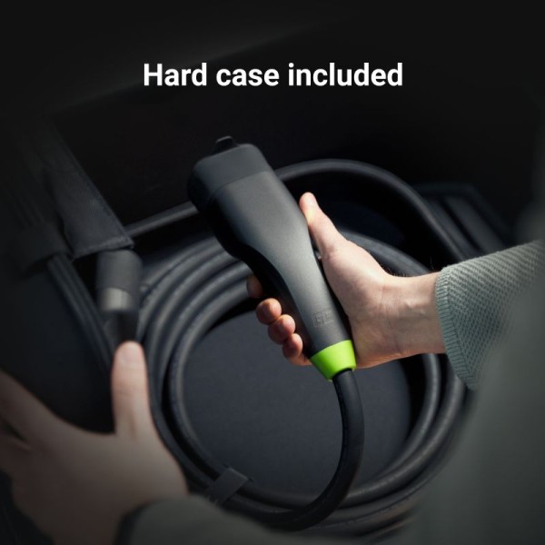Кабель Type 2 для зарядки електромобілів Green Cell, 22кВт, 5м