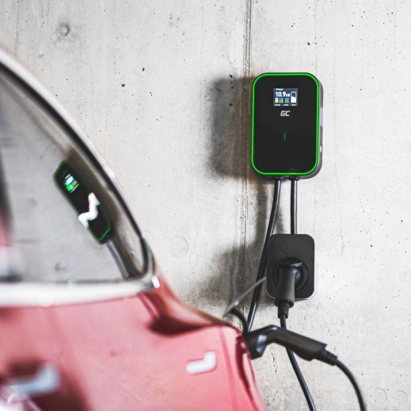 Зарядний пристрій для електромобілів Green Cell GC PowerBox, 22кВт, RFID