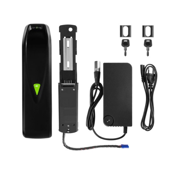 Акумулятор для електровелосипедів Green Cell 48В 13А/год, 624Вт/год, Down Tube з зарядкою