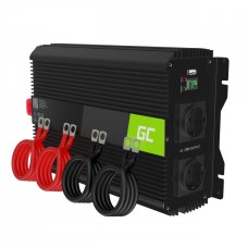 Автомобільний інвертор з 12В на 220В Green Cell Pro 2000Вт з USB (INVGC10)