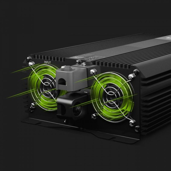 Автомобільний інвертор з 12В на 220В Green Cell Pro 2000W/4000W з USB