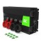 Автомобільний інвертор з 24В на 220В Green Cell 2000W/4000W чиста синусоїда